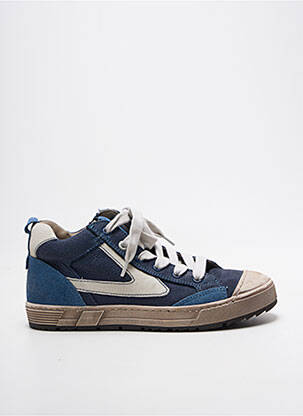 Baskets semelle amovible bout rond bleu STONES AND BONES garcon