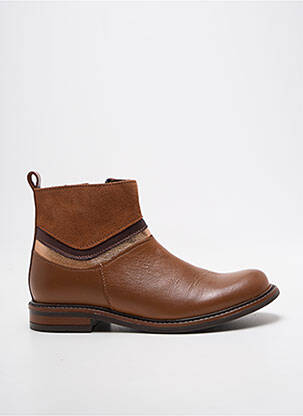 Bottines/boots semelle amovible talon bas marron BELLAMY fille