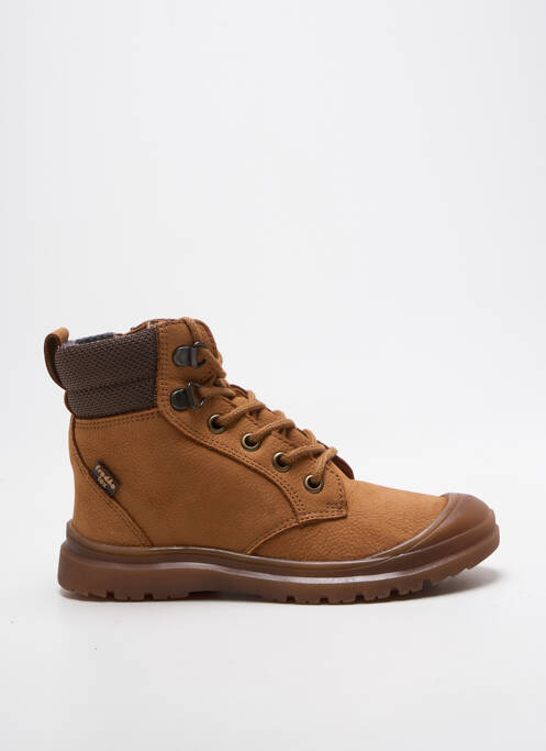 Bottines/boots fermeture zip et lacets bout rond marron FRODDO garcon