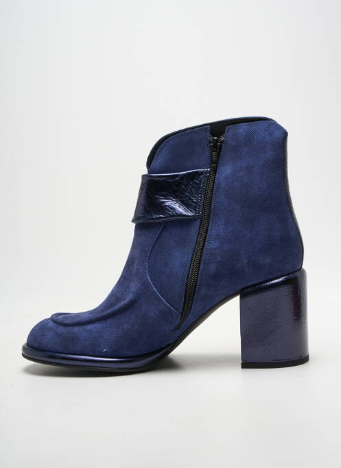 Bottines/boots talon bottier talon de 7 à 9cm bleu CASTA femme