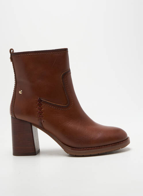 Bottines/boots talon bottier talon de 7 à 9cm marron PIKOLINOS femme