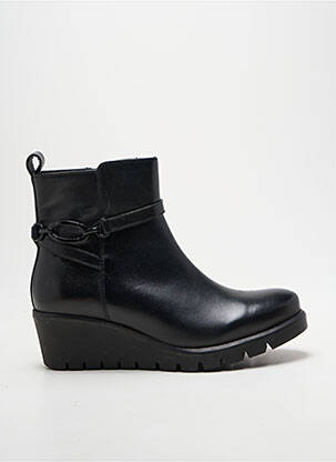 Bottines/boots fourrée talon de 4 à 6cm noir ARA femme