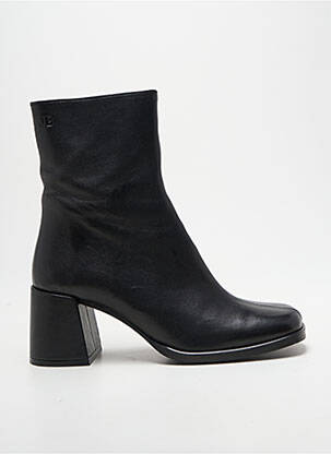 Bottines/boots tissage satiné talon de 7 à 9cm noir JB MARTIN femme