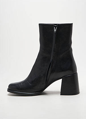 Bottines/boots tissage satiné talon de 7 à 9cm noir JB MARTIN femme