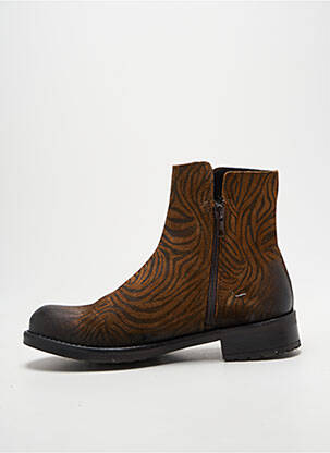 Bottines/boots talon bas talon plat jusqu'à 3cm marron COCO ET ABRICOT femme