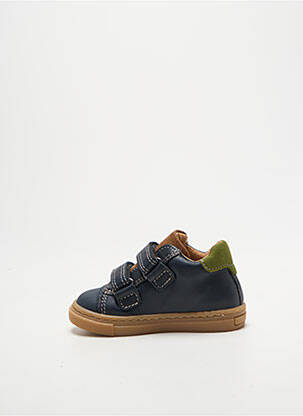 Baskets voute plantaire bout rond bleu BABYBOTTE garçon