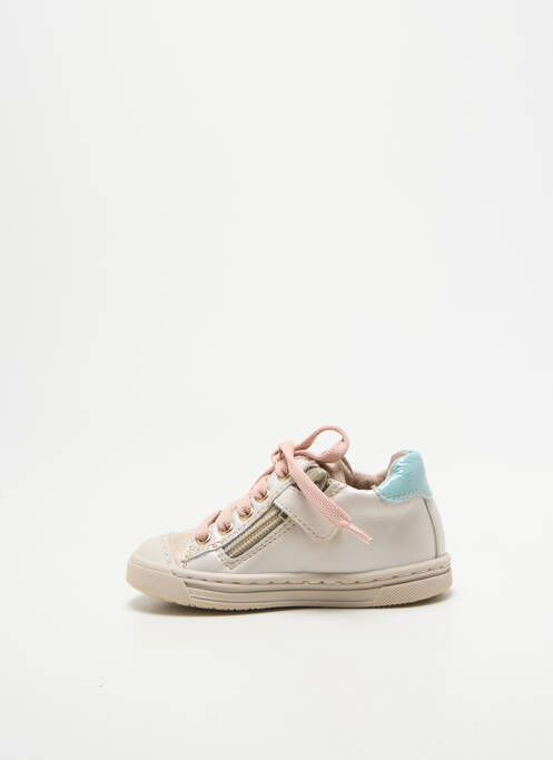 Baskets bout rond bout rond beige BABYBOTTE fille