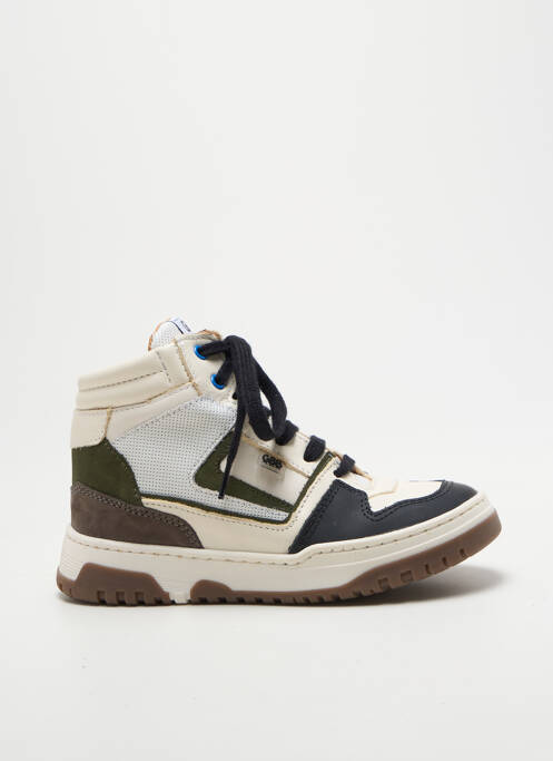 Baskets voute plantaire bout rond blanc GBB garcon