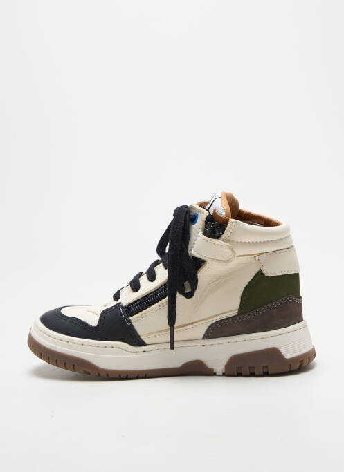 Baskets voute plantaire bout rond blanc GBB garcon