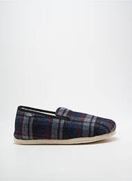 Chaussons/pantoufles bout rond bout rond bleu SEMELFLEX homme