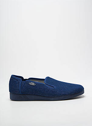 Chaussons/pantoufles bout rond bout rond bleu SEMELFLEX homme