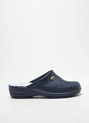 Mules/sabots type de semelle amortissante talon de 4 à 6cm bleu SOIR ET MATIN femme