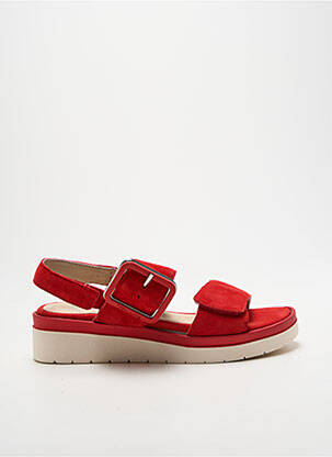 Sandales/nu pieds bout ouvert talon de 4 à 6cm rouge TAMARIS femme