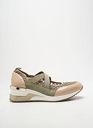 Ballerines semelle amovible talon de 4 à 6cm vert MAM'ZELLE femme