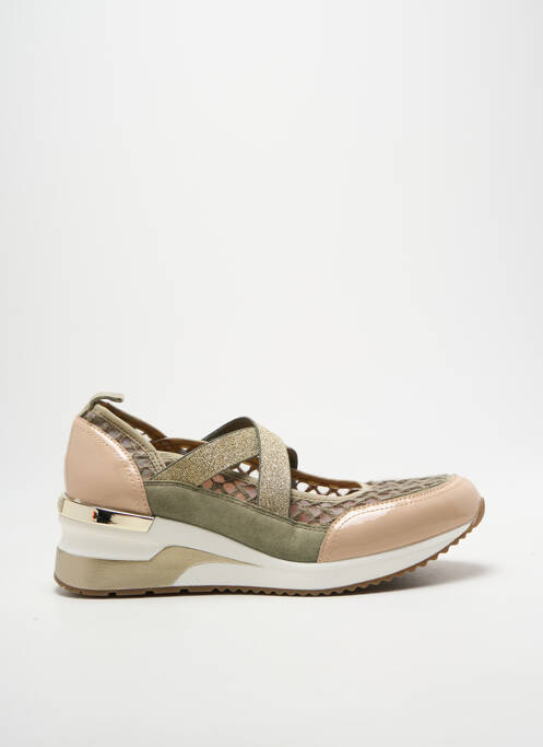 Ballerines semelle amovible talon de 4 à 6cm vert MAM'ZELLE femme