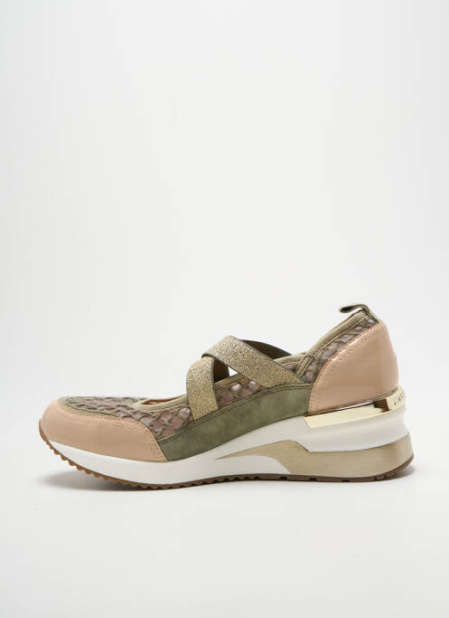 Ballerines semelle amovible talon de 4 à 6cm vert MAM'ZELLE femme