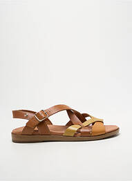 Sandales/nu pieds fermeture boucle(s) talon plat jusqu'à 3cm marron PIKOLINOS femme