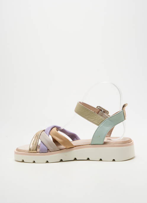Sandales/nu pieds fermeture boucle(s) talon plat jusqu'à 3cm or CARMELA femme