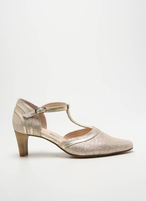 Escarpins fermeture boucle(s) talon de 4 à 6cm or GEO-REINO femme