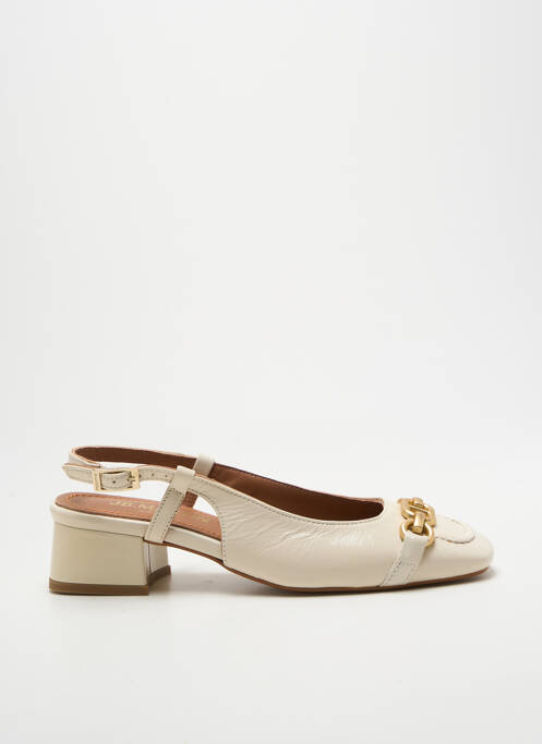 Sandales/nu pieds type de semelle amortissante talon plat jusqu'à 3cm beige JB MARTIN femme