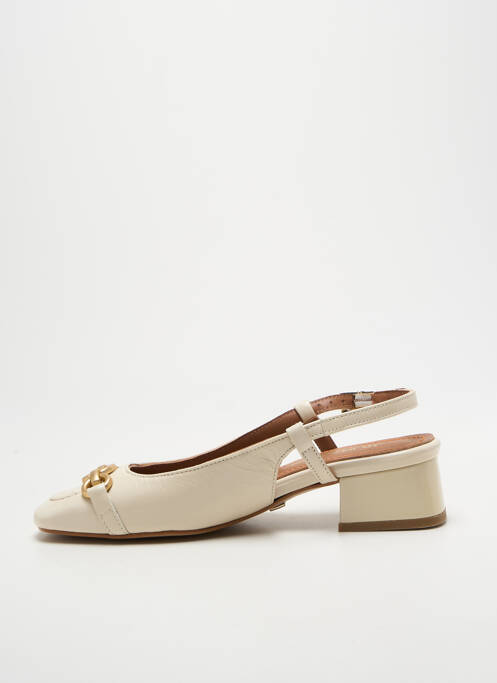 Sandales/nu pieds type de semelle amortissante talon plat jusqu'à 3cm beige JB MARTIN femme