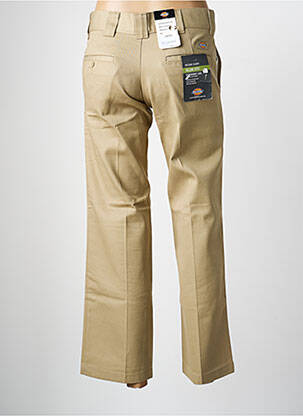 Pantalon droit coupe droite beige DICKIES femme