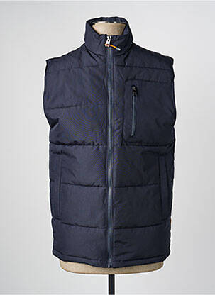Doudoune poches sans capuche bleu ONLY & SONS homme