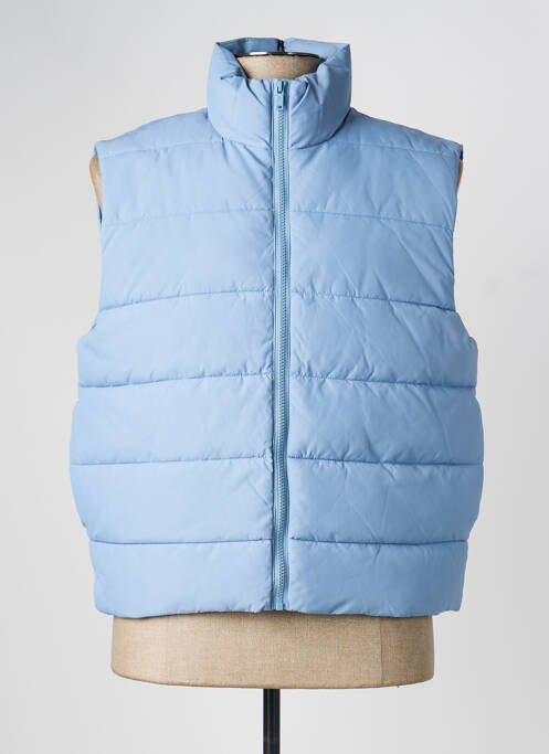 Doudoune poches sans capuche bleu NOISY MAY femme