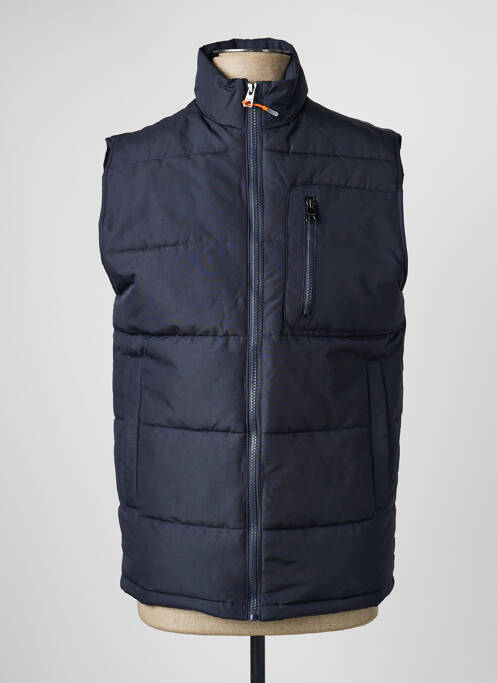 Doudoune poches sans capuche bleu ONLY & SONS homme