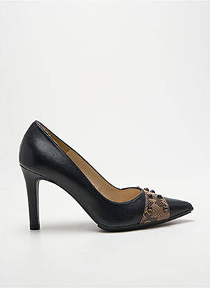 Escarpins type de semelle amortissante talon de 7 à 9cm noir LODI femme