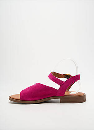 Sandales/nu pieds chiquet talon plat jusqu'à 3cm rose WE DO femme