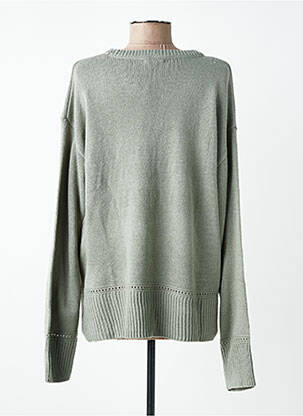 Pull coupe droite manches longues vert TIFFOSI femme
