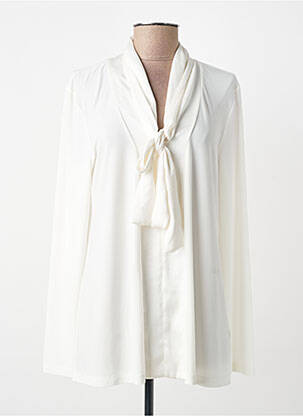 Tunique manches longues col v blanc JOSEPH RIBKOFF femme