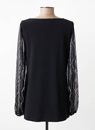 Top coupe cintrée manches longues noir JOSEPH RIBKOFF femme
