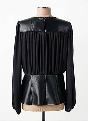 Blouse col rond manches longues noir JOSEPH RIBKOFF femme