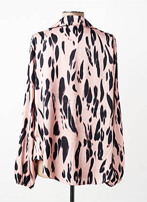 Chemisier imprimé fantaisie manches longues rose JOSEPH RIBKOFF femme