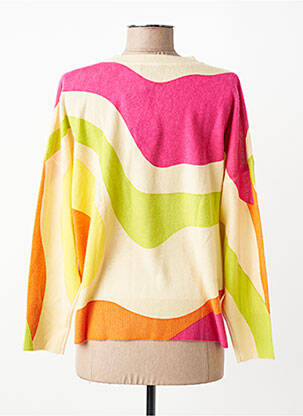 Pull coupe droite manches longues rose ESTHEME femme