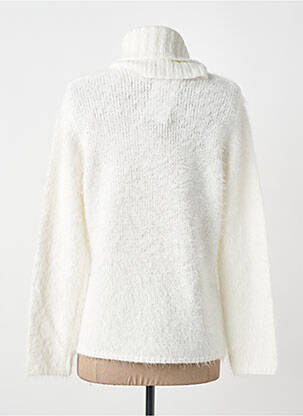 Pull coupe droite manches longues blanc MARBLE femme