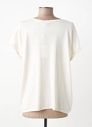 Top manches courtes manches courtes blanc ESTHEME femme