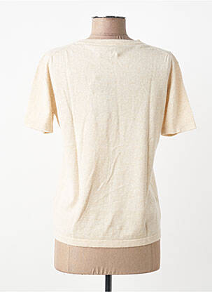Top manches courtes manches courtes beige ESTHEME femme