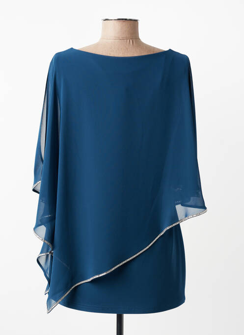 Tunique sans manche col v bleu JOSEPH RIBKOFF femme