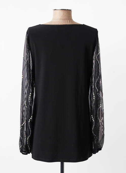 Top coupe cintrée manches longues noir JOSEPH RIBKOFF femme