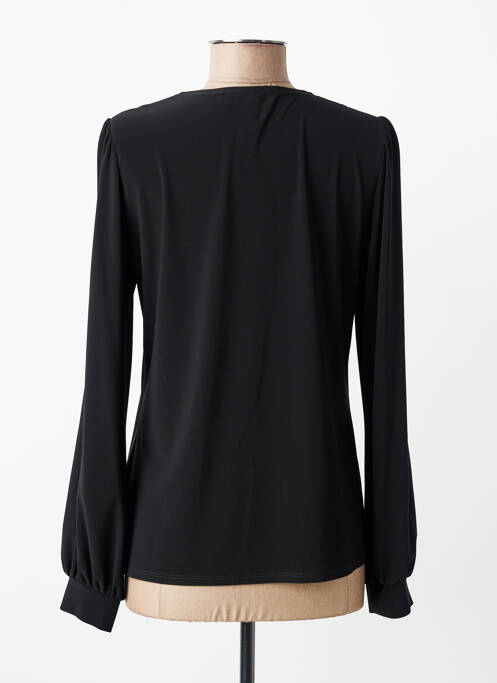 Top coupe cintrée manches longues noir JOSEPH RIBKOFF femme