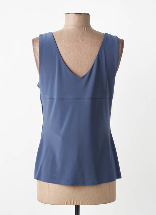 Top coupe cintrée fines bretelles bleu JOSEPH RIBKOFF femme