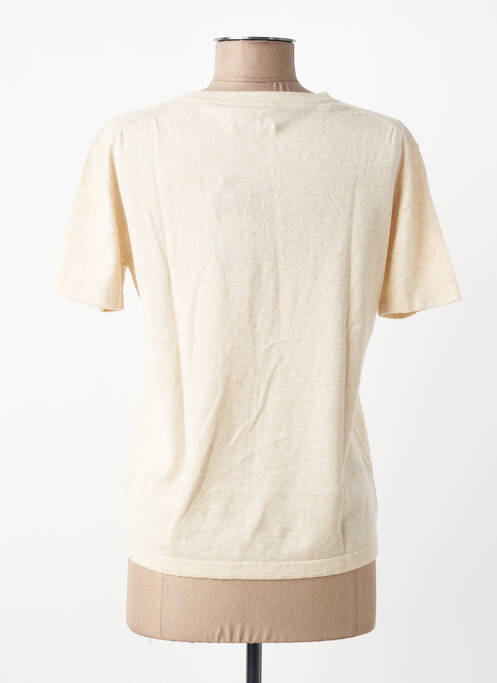Top manches courtes manches courtes beige ESTHEME femme