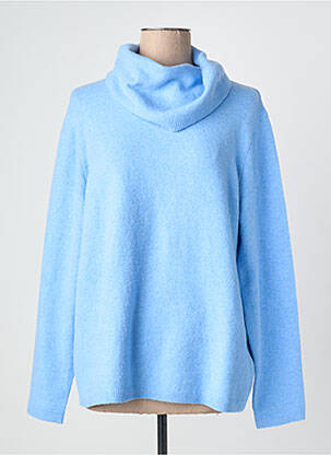 Pull col roulé coupe droite manches longues bleu GERRY WEBER femme