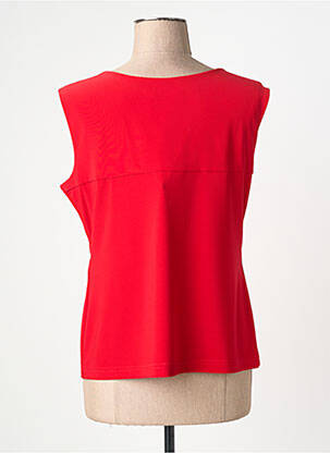 Top stretch sans manche rouge JOSEPH RIBKOFF femme