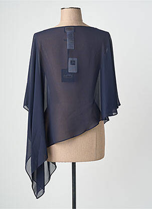 Poncho bleu JOSEPH RIBKOFF femme