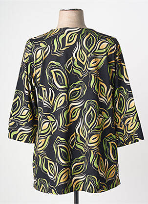 T-shirt manches 3/4 manches 3/4 noir CHALOU femme