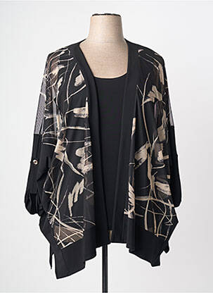 Twin-set imprimé fantaisie noir JOSEPH RIBKOFF femme